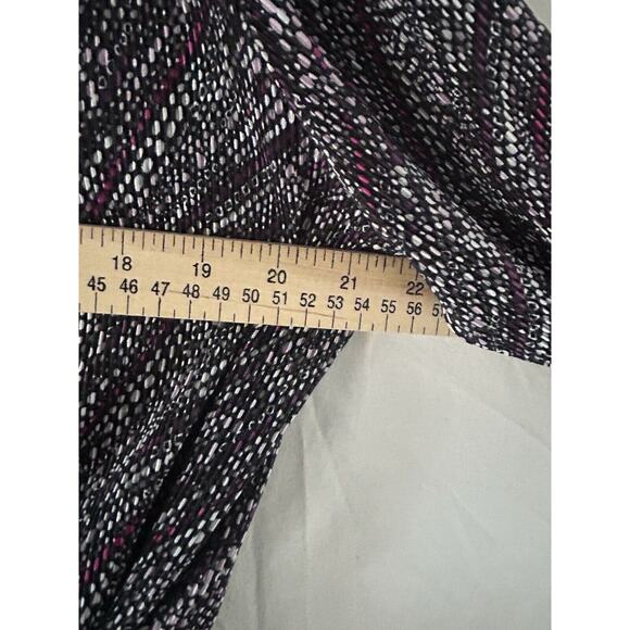 Notations Y2k Faux Wrap Top L Office Siren Secretary Librarian Corpcore - Picture 12 of 14